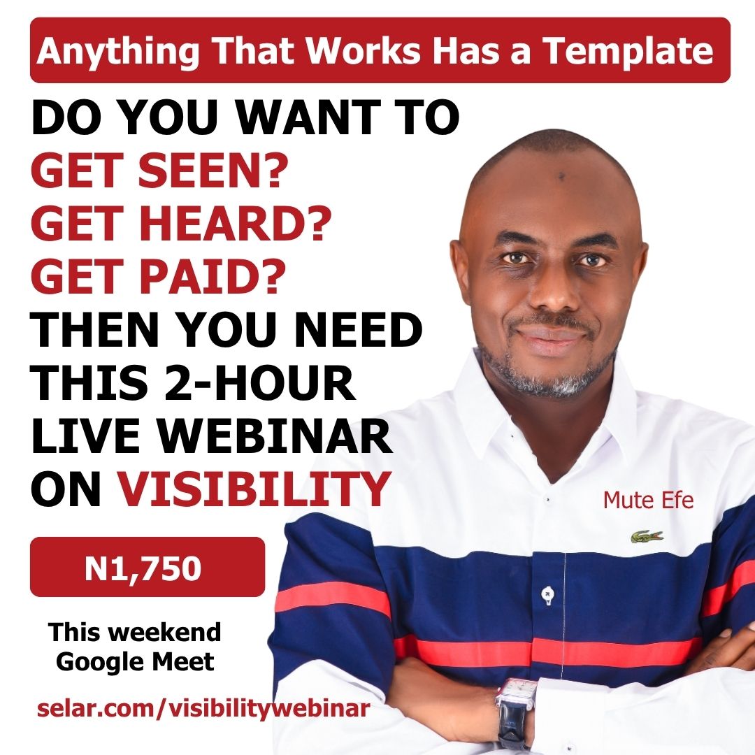 Buy Visibility Webinar By Mute Efe On Selar Buy visibility webinar by mute efe on selar