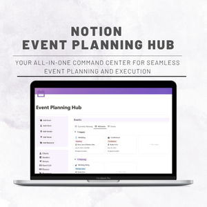 Notion Event Planning Hub