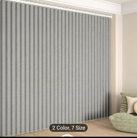 Fixed shape high temperature curtain