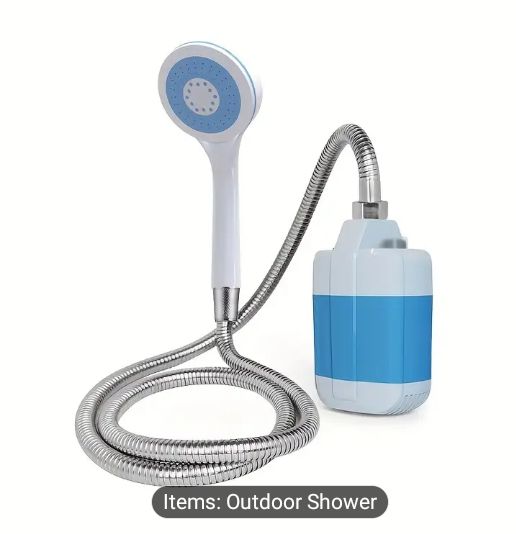Portable camping shower