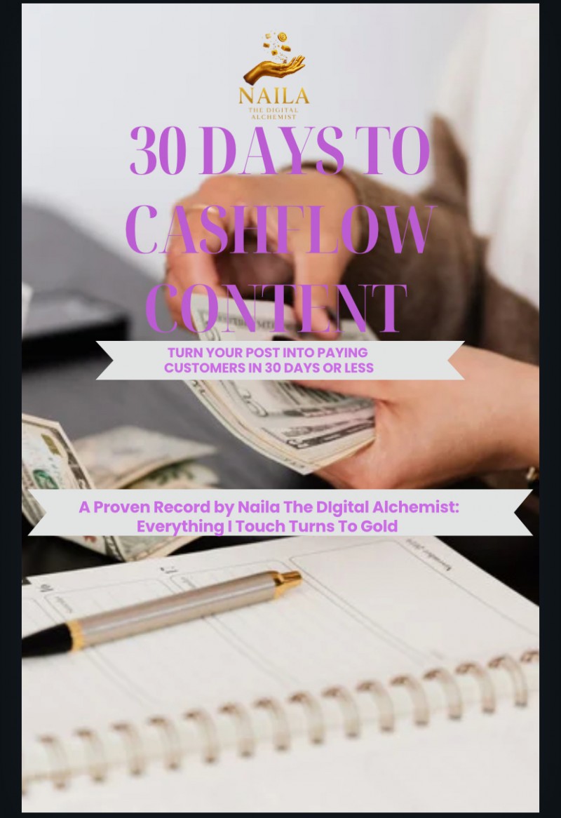 30Days To Cashflow Content