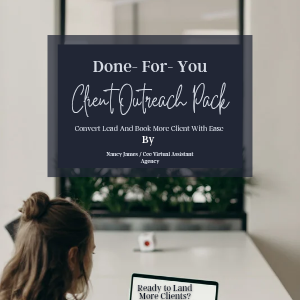 Done-For-you client Outreach Pack