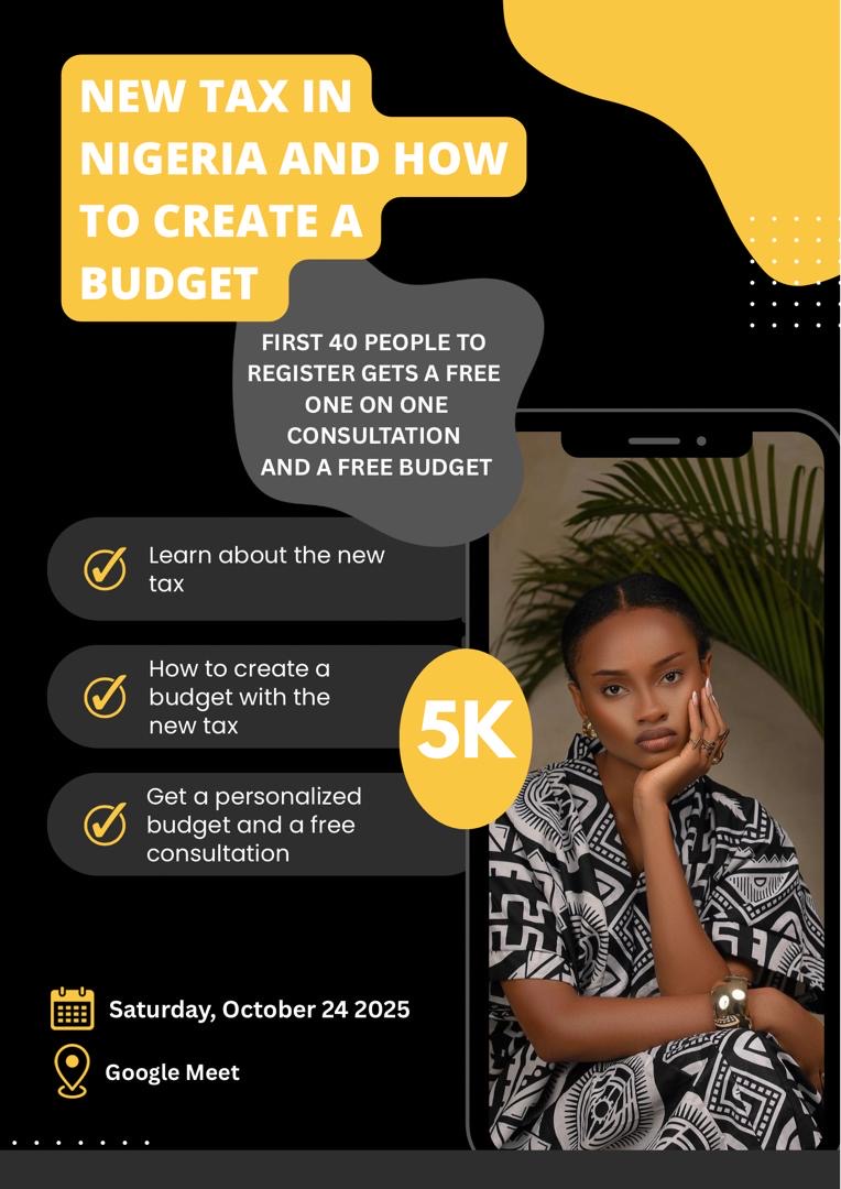 New Tax in Nigeria and How to Create a Budget Workshop