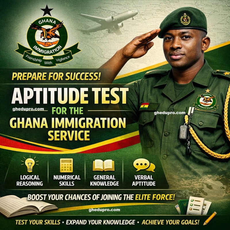 Ghana Immigration Service Sample Aptitude Test Questions With Answers
