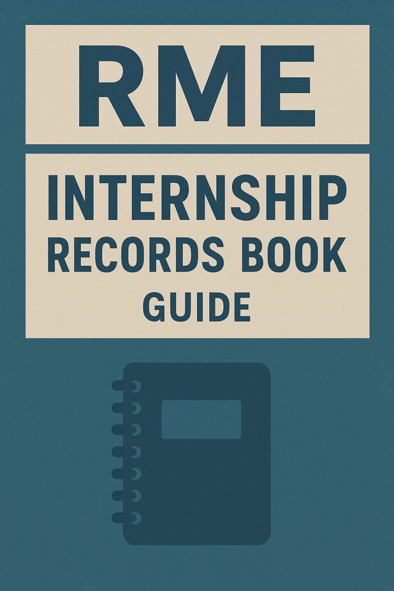 RME Internship Record Book Guide