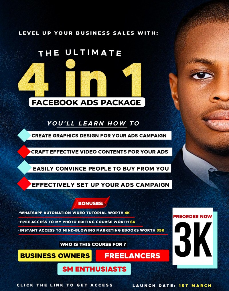 Buy The Ultimate 4 in 1 FB ADS PACKAGE by Bright Global Products and ...