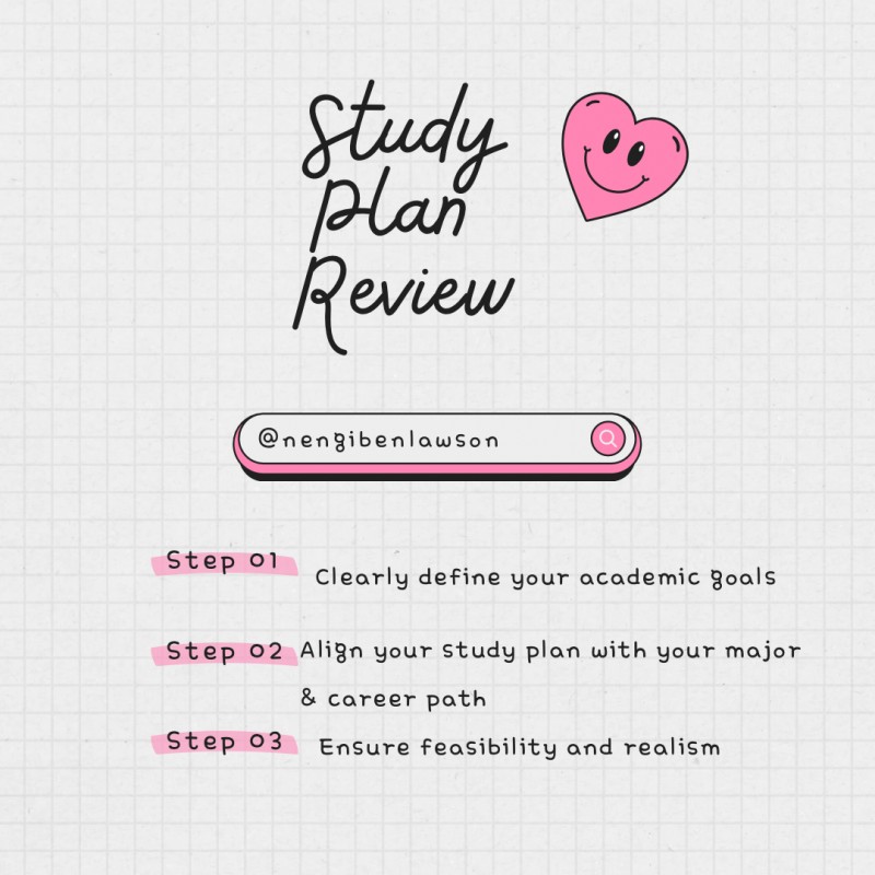 Study Plan Review