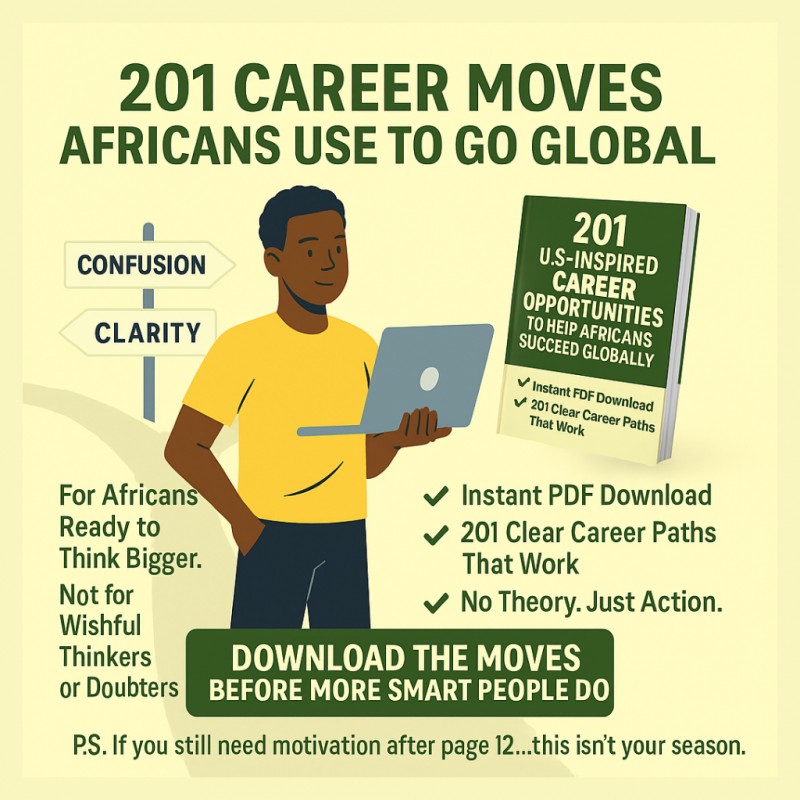 201 U.S.-Inspired Career Opportunities to Help Africans Succeed Globally