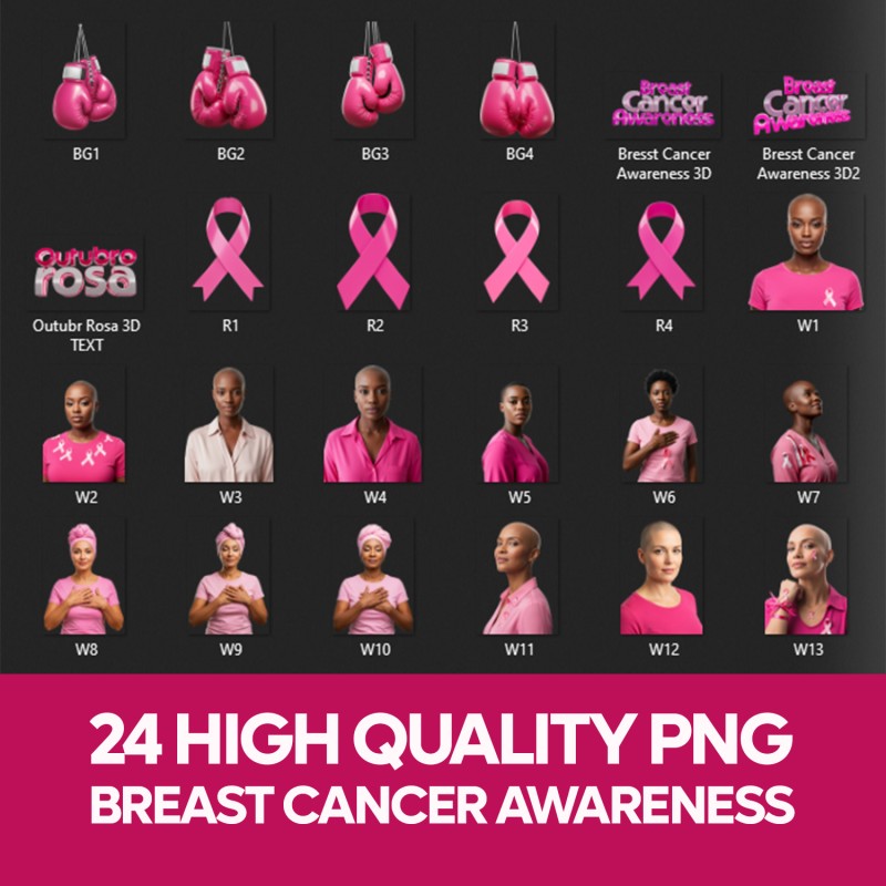 24 High quality PNG Breast Cancer Awareness