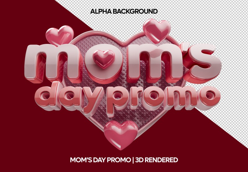 FREE MOMS' DAY PROMO 3D RENDER