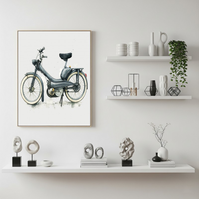 Luxury Wall Art French Motobécane – Digital Download