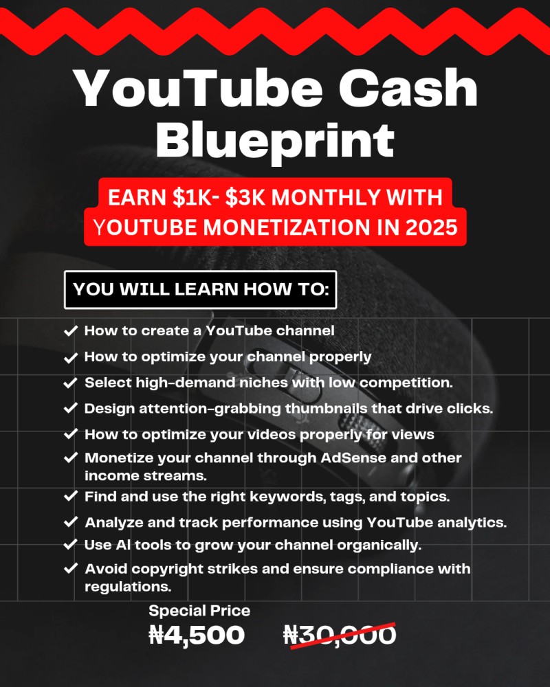 YouTube Cash Blueprint