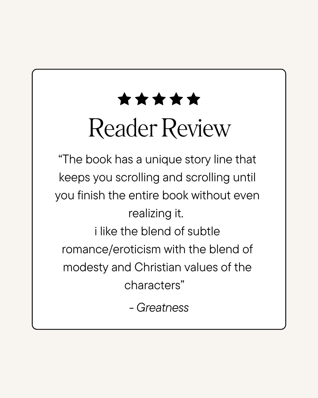 Customer review 1