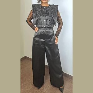 #001 Cropped Pant Set