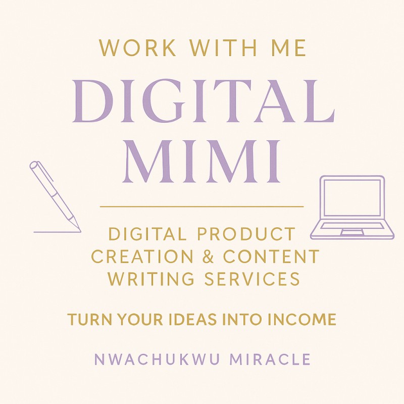 Digital Product Creation and Content Writing Services