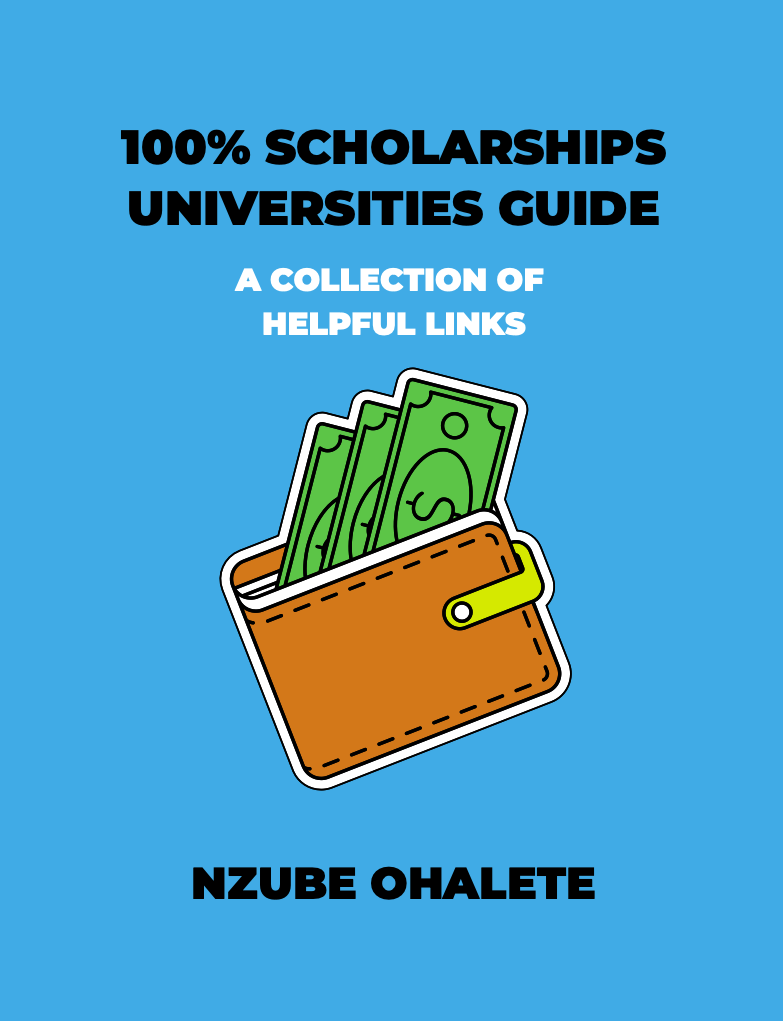 100% Scholarships Universities Guide (FREE)