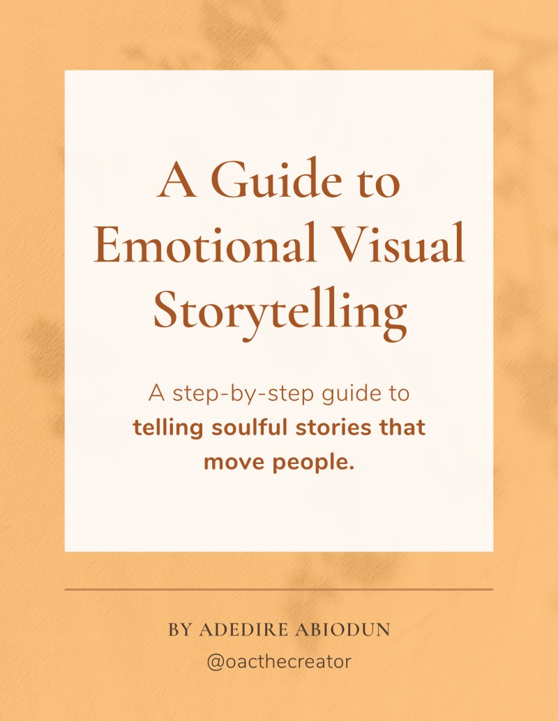 A Guide to Emotional Visual Storytelling.