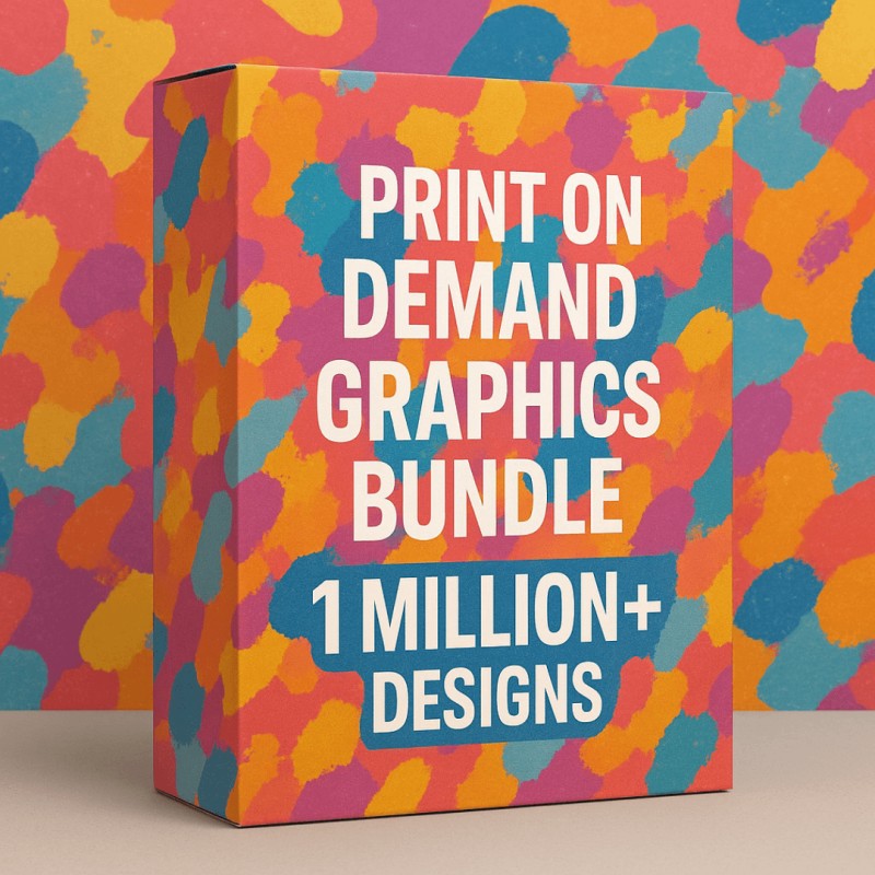 1 Million+ Print-on-Demand Graphics Bundle