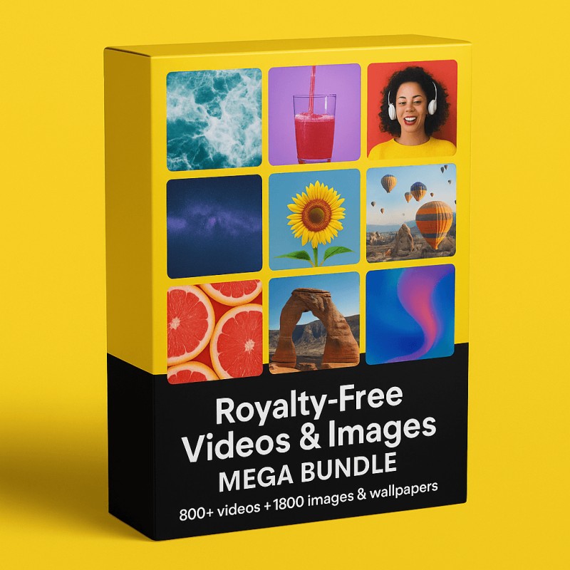 Royalty-Free Videos & Images Mega Bundle