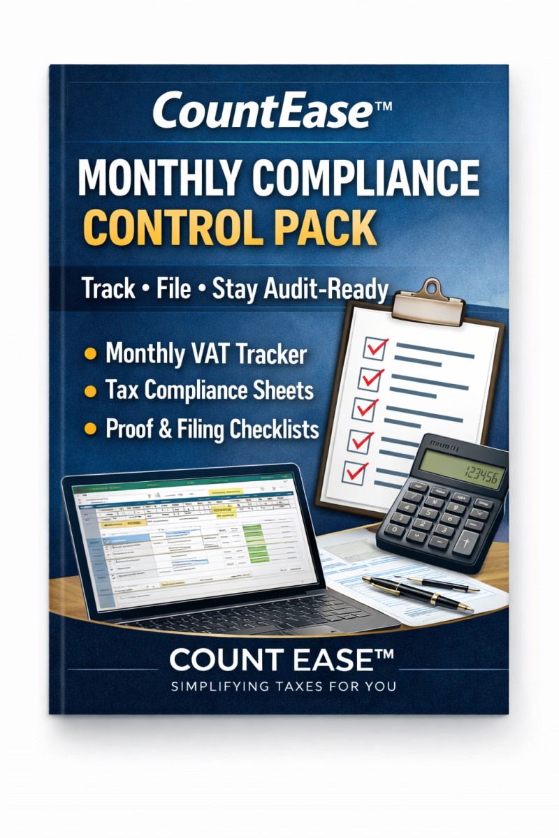 CountEase™ Monthly Compliance Control Pack