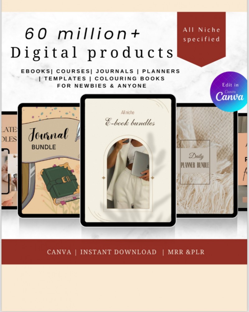 60+ Million digital products