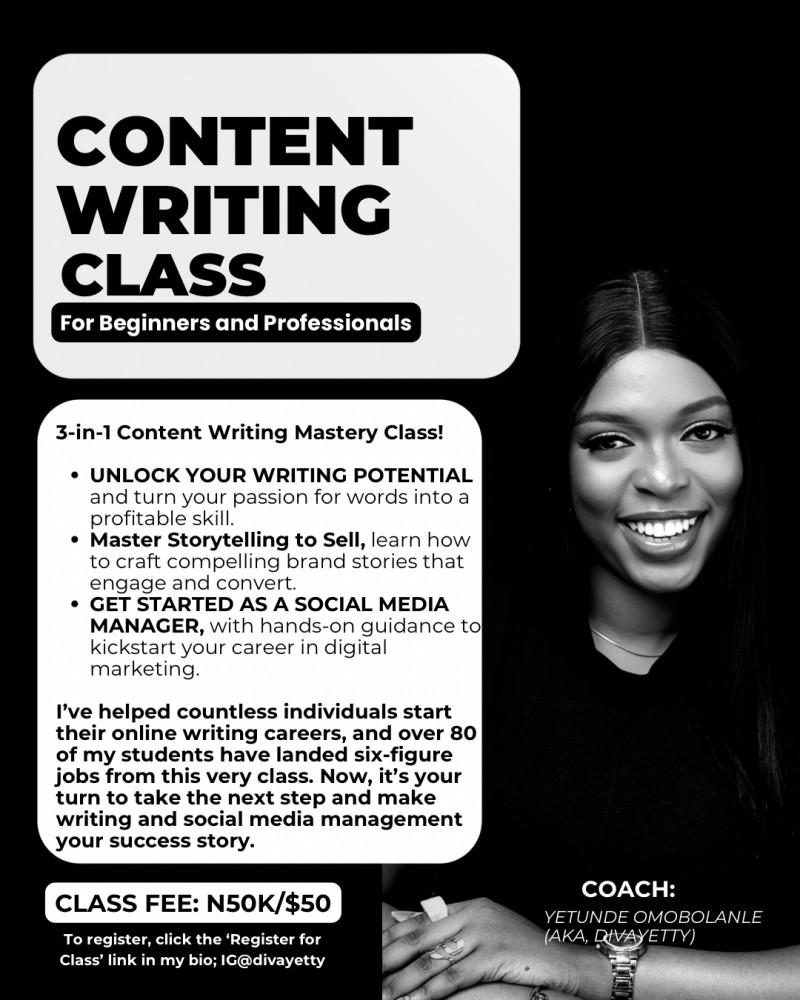 Content Writing Class