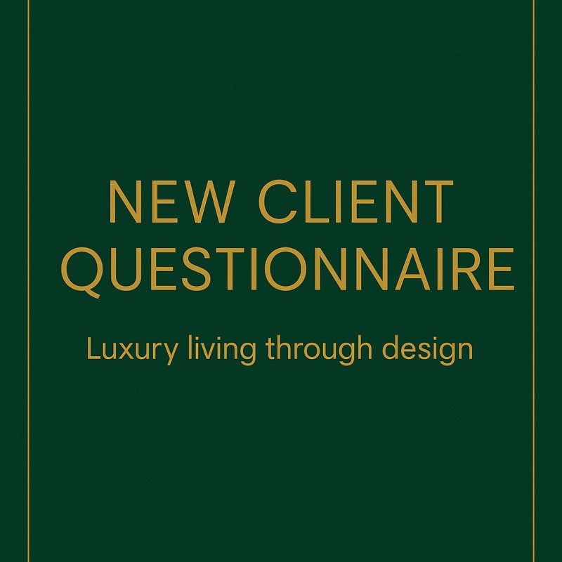 NEW CLIENT QUESTIONNAIRE
