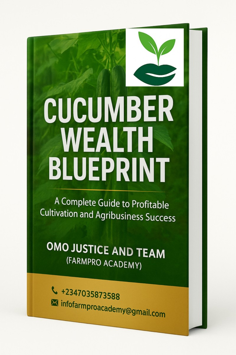 CUCUMBER WEALTH BLUEPRINT: A Complete Guide to Profitable Cultivation and Agribusiness Success