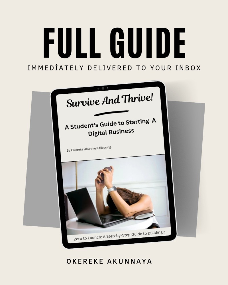 THE ULTIMATE BEGINNER GUIDE ON STARTING A DIGITAL BUSINESS