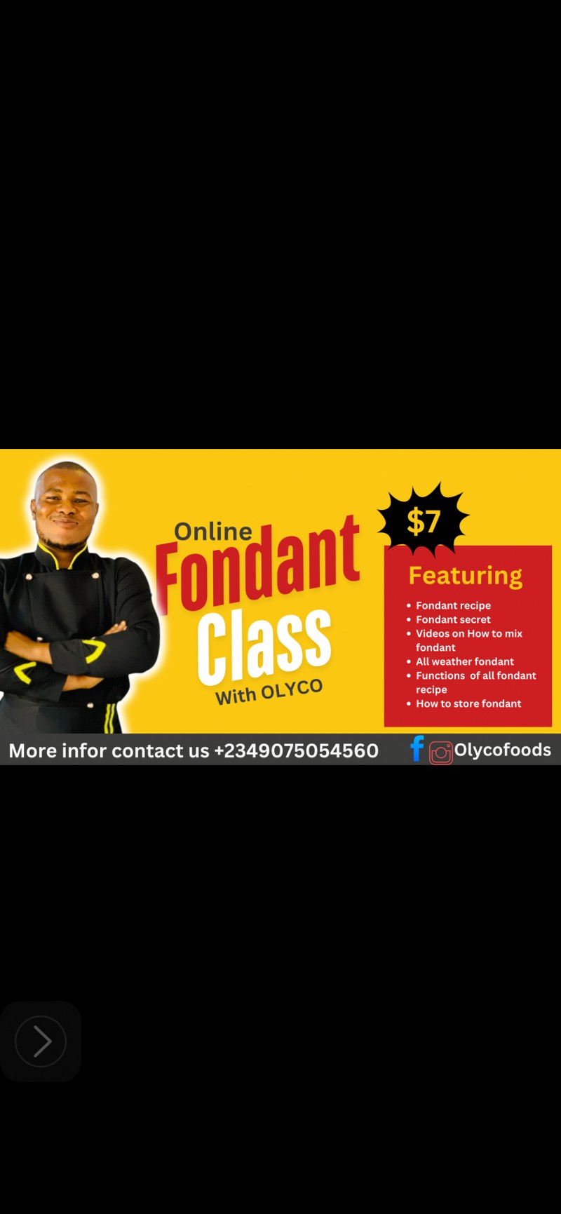 Fondant online class
