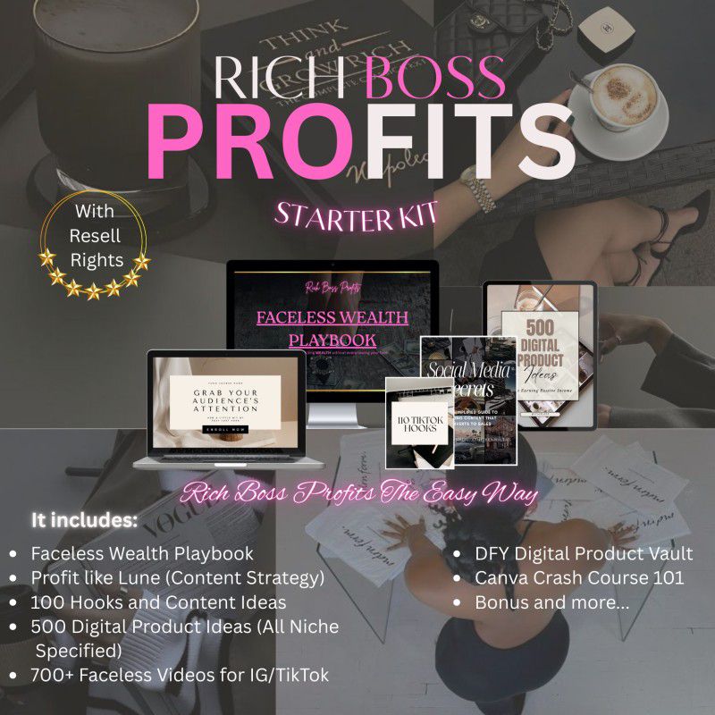 RICH BOSS PROFITS - Digital Marketing Starter Kit