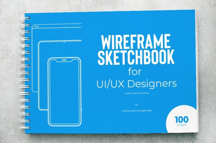 Buy Wireframe Sketchbook for UI/UX designer by Oladipupo Oluwagbenga on ...