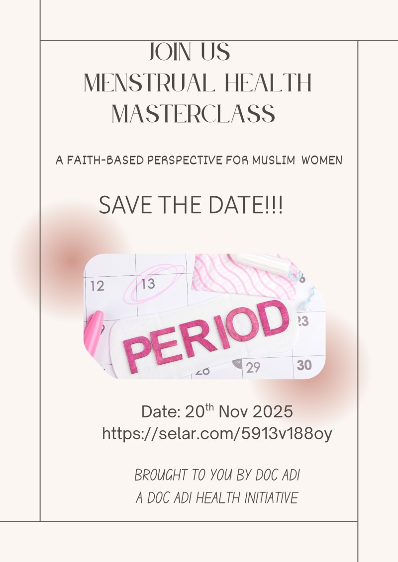 Menstrual Health masterclass