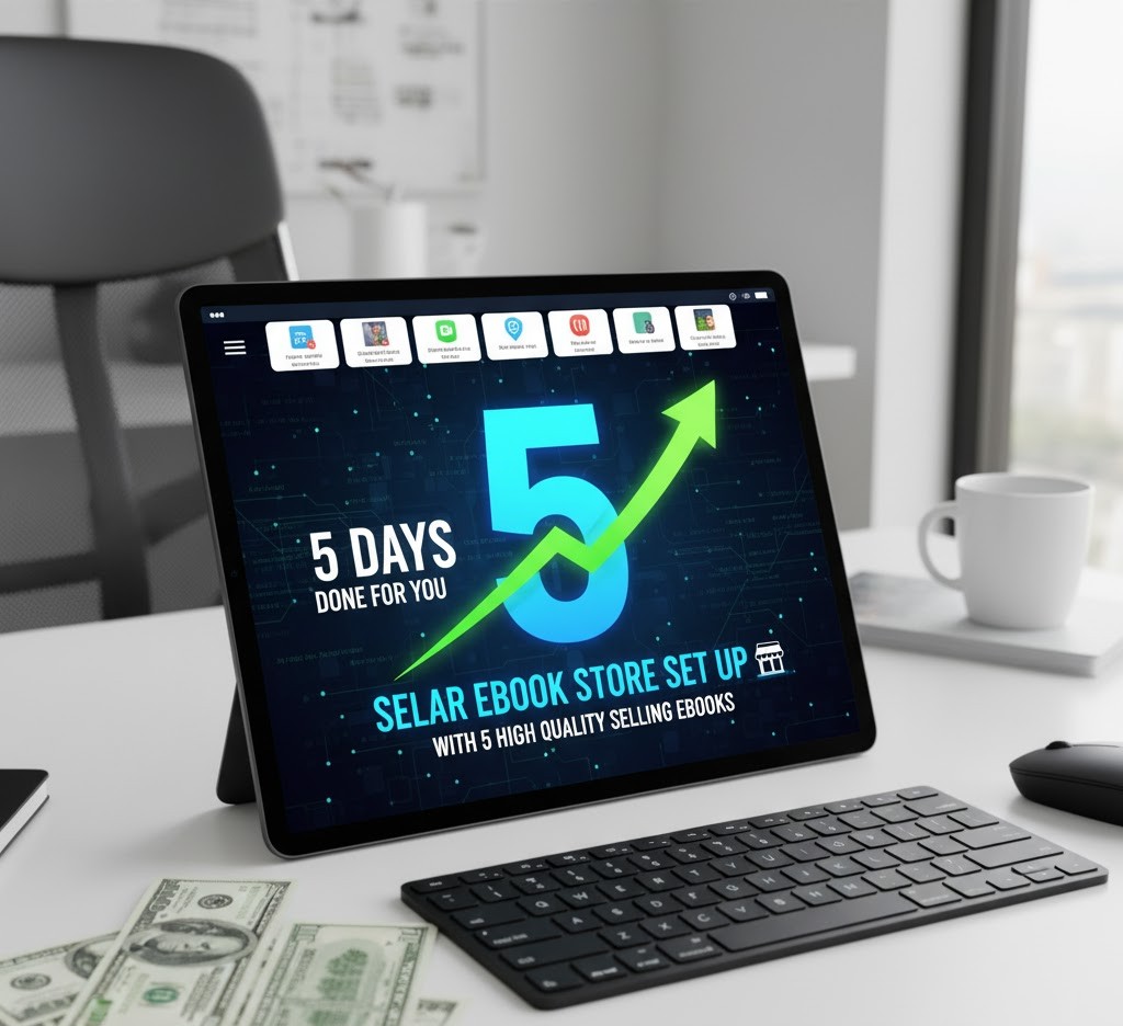 5 DAYS DONE FOR YOU SELAR EBOOK SETUP