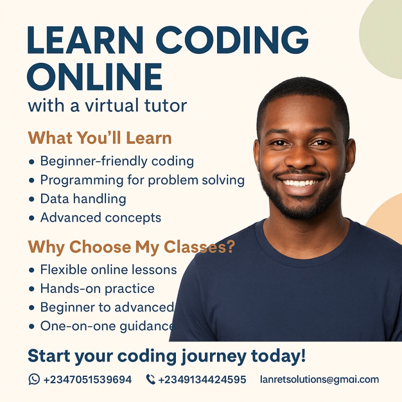 Learn Coding Online with a Virtual Tutor