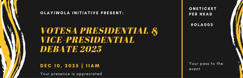 VOTESA Presidential & Vice-Presidential Debate 2025