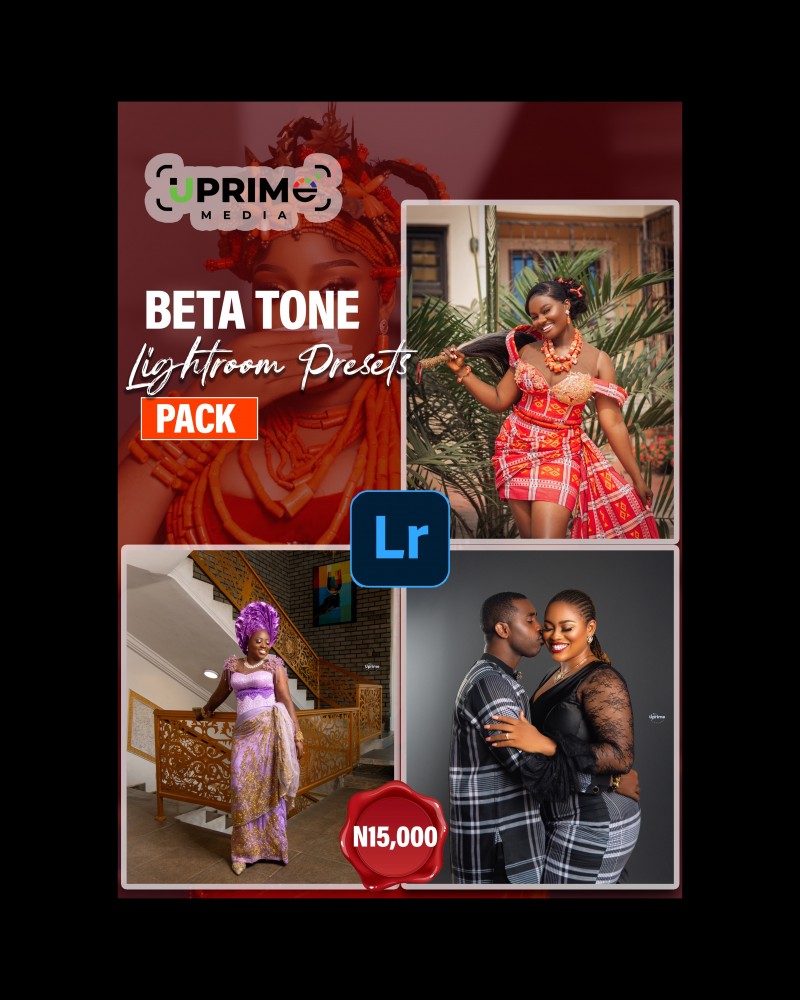 UPRIME BETA TONE LIGHTROOM Preset Pack
