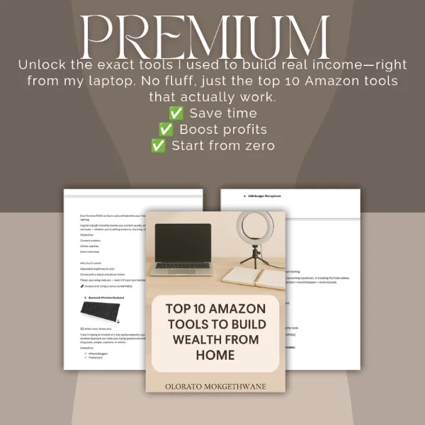 TOP 10 AMAZON TOOLS TO CREATE WEALTH AT HOME
