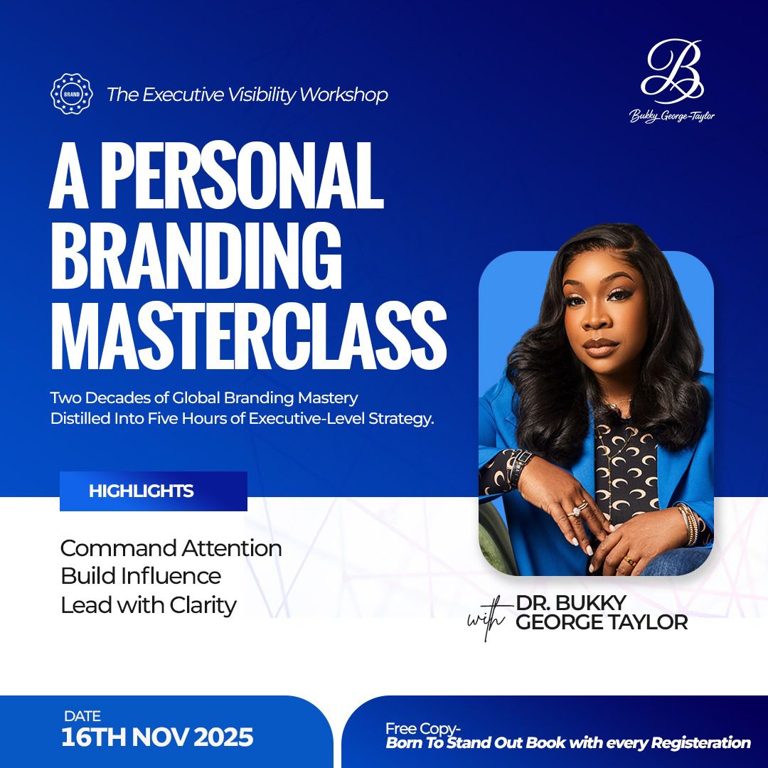 Personal Branding Workshop by Bukky George-Taylor