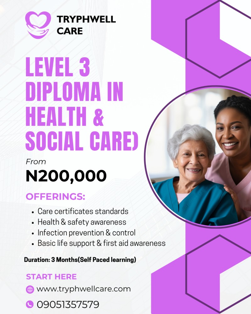 Level 3 Diploma in health & social care