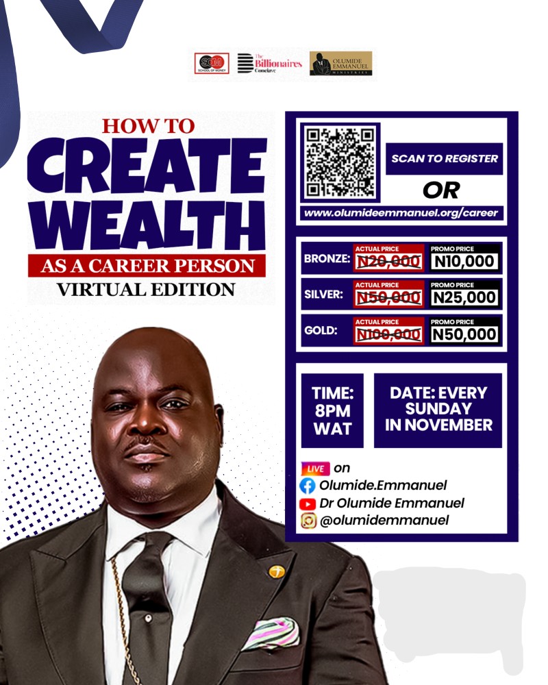 How To Create Wealth As A Career Person