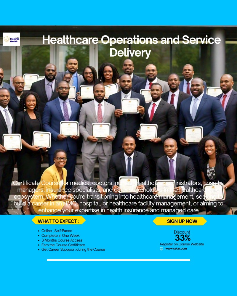 Healthcare Operations and Service Delivery Certificate Course