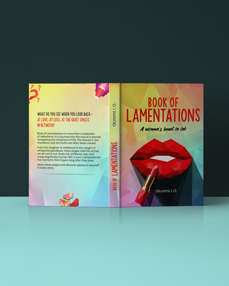 BOOK OF LAMENTATIONS: A Woman's Heart In Ink. HARDCOVER