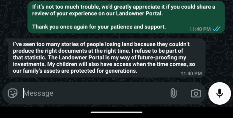 Customer review 1