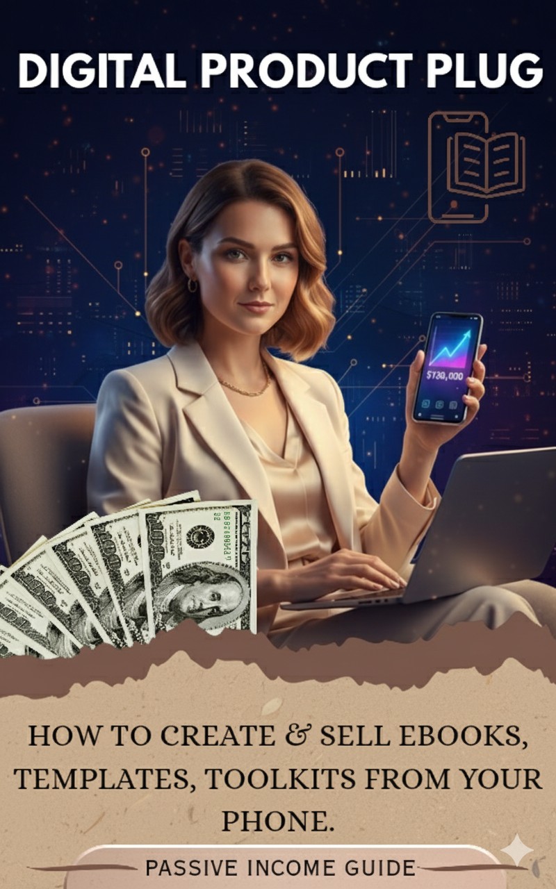 Digital Products Plug: How to Create & Sell eBooks, Templates & Toolkits from Your Phone