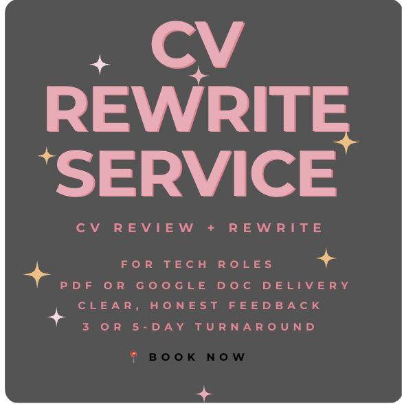 Transform Your Tech CV & Get Hired (Full Edit).