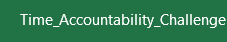 Time Accountability Challenge Spreadsheet