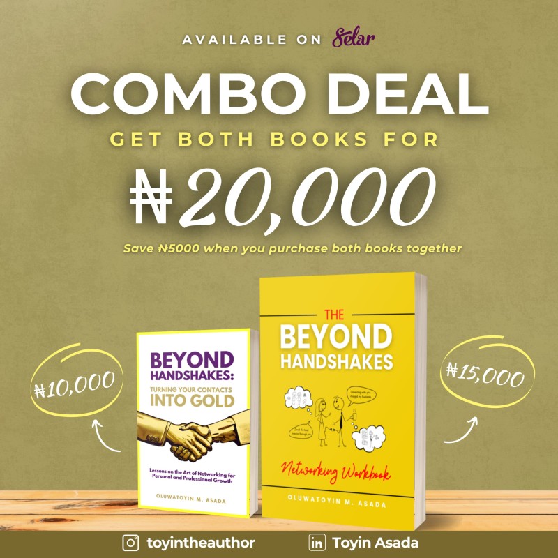 THE BEYOND HANDSHAKES COMBO DEAL BY TOYIN ASADA