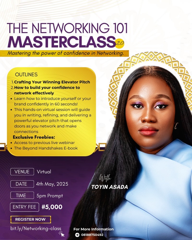 BOLD CONNECTIONS: THE NETWORKING 101 MASTERCLASS 2.0 REPLAY