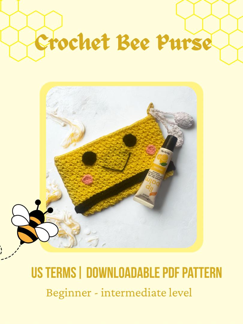 Crochet Bee Purse